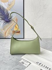 Celine Tabou Smooth Leather Green 22x16x7CM - 2