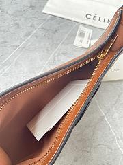 Celine Tabou Smooth Leather Brown 22x16x7CM - 5