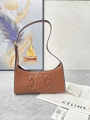 Celine Tabou Smooth Leather Brown 22x16x7CM - 3