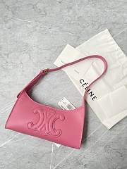 Celine Tabou Smooth Leather Pink 22x16x7CM - 2