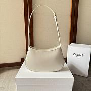 Celine Tilly Bag in Shiny Calfskin Rice Size 22x13x4cm - 4