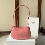 Celine Tilly Bag in Shiny Calfskin Pink Size 22x13x4cm - 3