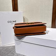 Celine Triomphe Brown Bag Size 22x16x7cm - 5