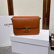 Celine Triomphe Brown Bag Size 22x16x7cm - 4
