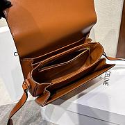 Celine Triomphe Brown Bag Size 22x16x7cm - 2