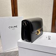 Celine Triomphe Blackn Bag Size 22x16x7cm - 5