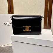 Celine Triomphe Blackn Bag Size 22x16x7cm - 4