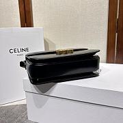 Celine Triomphe Blackn Bag Size 22x16x7cm - 2