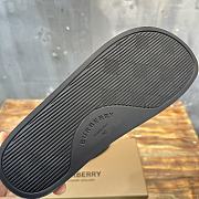 Burberry Black Check EkD Motif Slides - 3