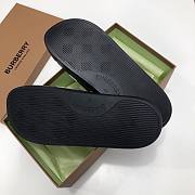 Burberry Embossed Logo Slides Bubblegum Black - 2