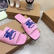 Burberry Label Slide Pink - 3