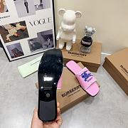 Burberry Label Slide Pink - 2