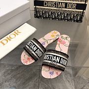 Dior Dway Slide Multicolor Embroidered 26123099-01 - 5