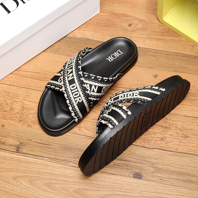 Dior Men's Slides with Oblique 18123081 - 1
