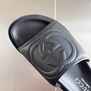 Gucci Interlocking G Slide All Black - 3
