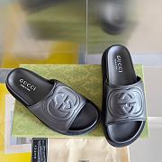 Gucci Interlocking G Slide All Black - 2