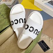 Gucci Interlocking G Slide White - 2