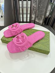 Gucci Interlocking G Slide Sandal Pink - 2
