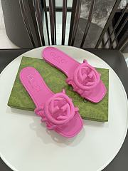 Gucci Interlocking G Slide Sandal Pink - 4