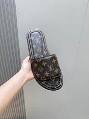 LV Monogram Pattern Sandals Brown 02 - 5