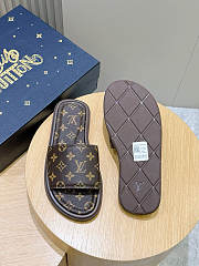 LV Monogram Pattern Sandals Brown 02 - 3