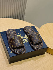 LV Monogram Pattern Sandals Brown 02 - 4
