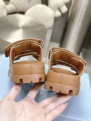 Prada Nappa Leather Slides in Brown - 3