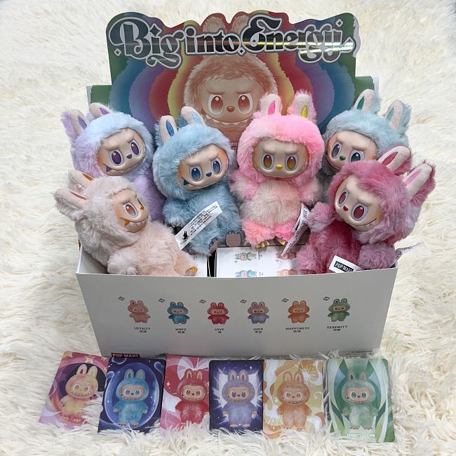 Labubu Big into Energy Popmart Viny 6 Box 15CM - 1