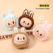 Labubu Keychain Plush Doll Keychain Pendant Set 4  - 5
