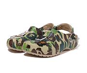 Crocs Classic Clog A Bathing Ape ABC Camo Green 209627-212 - 1
