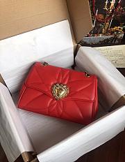 Dolce & Gabbana Devotion Red Bag Size 26×18×8CM - 6