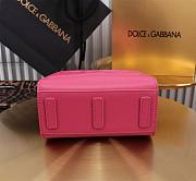 Dolce & Gabbana Embossed Tote Pink Bag Size 16×17×8CM - 5