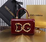 Dolce & Gabbana Plum Grained Bag Size 18x10x5CM - 1