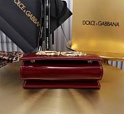 Dolce & Gabbana Plum Grained Bag Size 18x10x5CM - 4