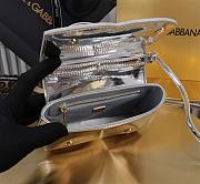 Dolce & Gabbana Silver Kadin Canta Logo Size 17x6x13CM - 6
