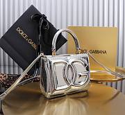 Dolce & Gabbana Silver Kadin Canta Logo Size 17x6x13CM - 3