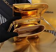 Dolce & Gabbana Gold Kadin Canta Logo Size 17x6x13CM - 4