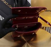 Dolce & Gabbana Plum Kadin Canta Logo Size 17x6x13CM - 4