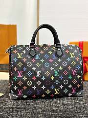 LV Crossbody Black Bag Size 30x21x17CM - 6