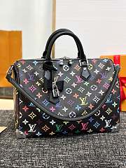 LV Crossbody Black Bag Size 30x21x17CM - 3