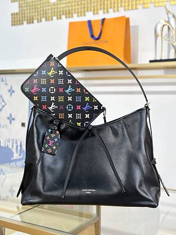 LV x TM CARRYALL VIBE BLACK Size 39x30x15CM