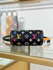 LV x TM Nano Speedy Black Bag Size 16x10x7CM - 6
