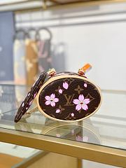 LV Nano Bucket Bag Sakura Brown Size 17x13x9CM - 4