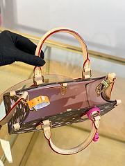 LV OnTheGo Bag Sakura Brown Size 25x19x11CM - 3