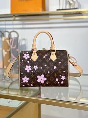 LV Speedy Bandoulière 25 Sakura Brown Size 25x19x15CM - 5