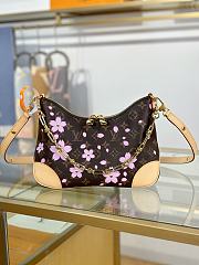 LV x TM Borsa Boulogne PM Sakura Brown Size 29x16x9CM - 5