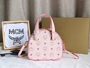 MCM Pink Messenger Bag Size 18x7x15CM - 2