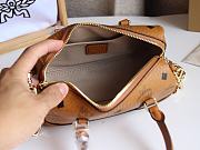 MCM Delmy Boston Bag in Brown Size 19x8x10CM - 6
