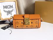 MCM Drum Bag in Brown Size 21x12x10CM - 5