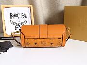 MCM Drum Bag in Brown Size 21x12x10CM - 4